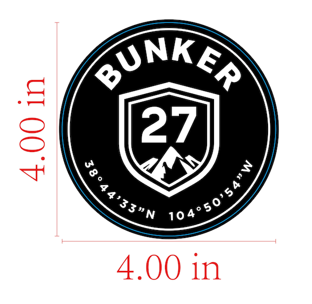 Bunker 27- Sticker
