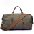 Travel Canvas Leather Duffle Bag