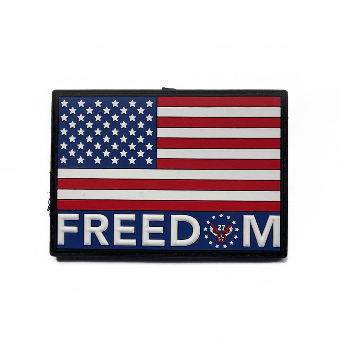 Freedom Flag Patch RWB