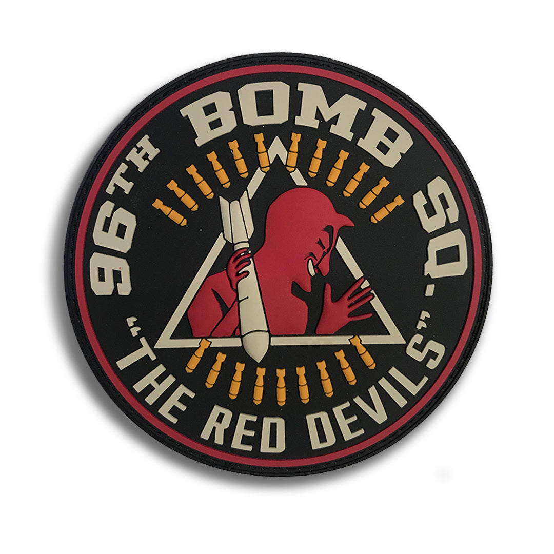 96th Bomb Squadron 4" PVC Patch, Bunker 27