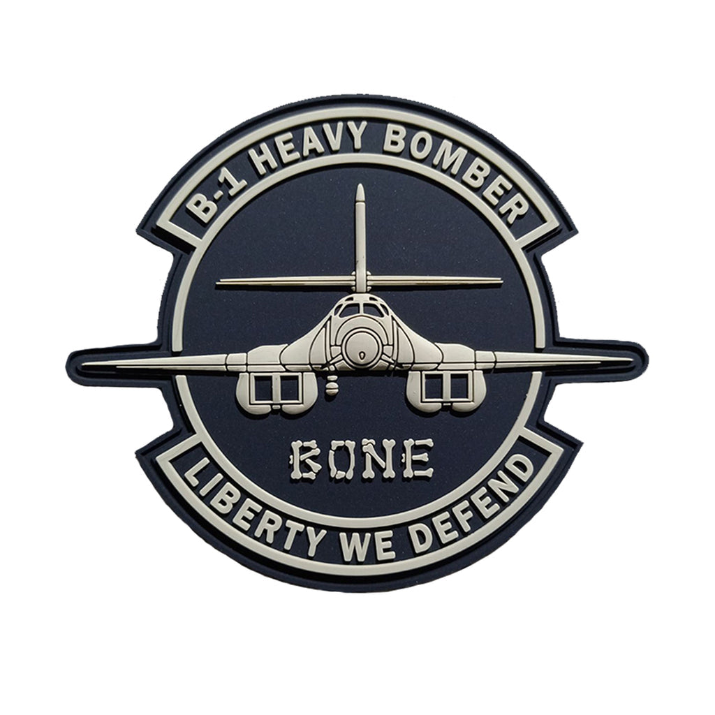 B-1 Bone 3.5&quot; PVC Patch, Bunker 27