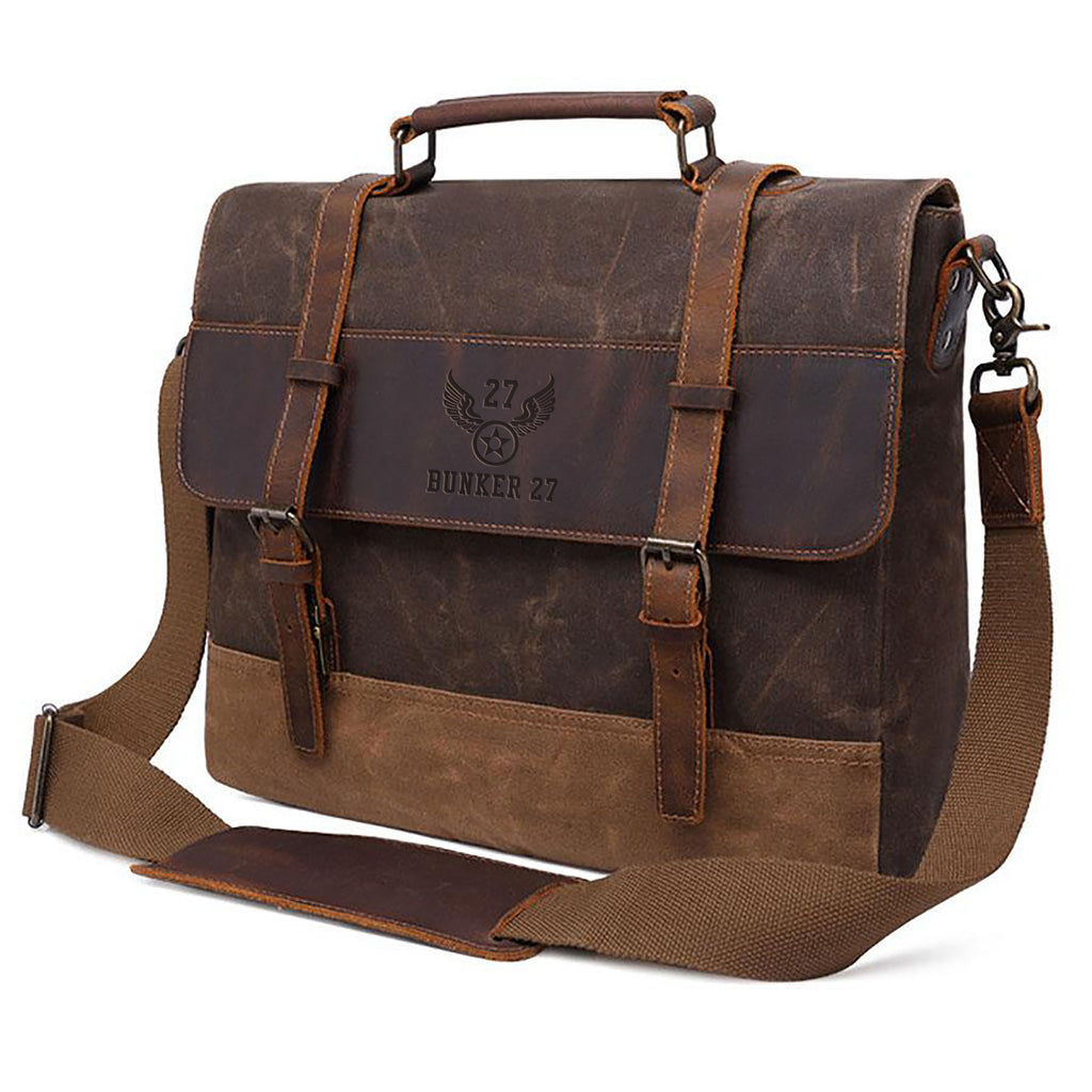 Vintage Leather Messenger