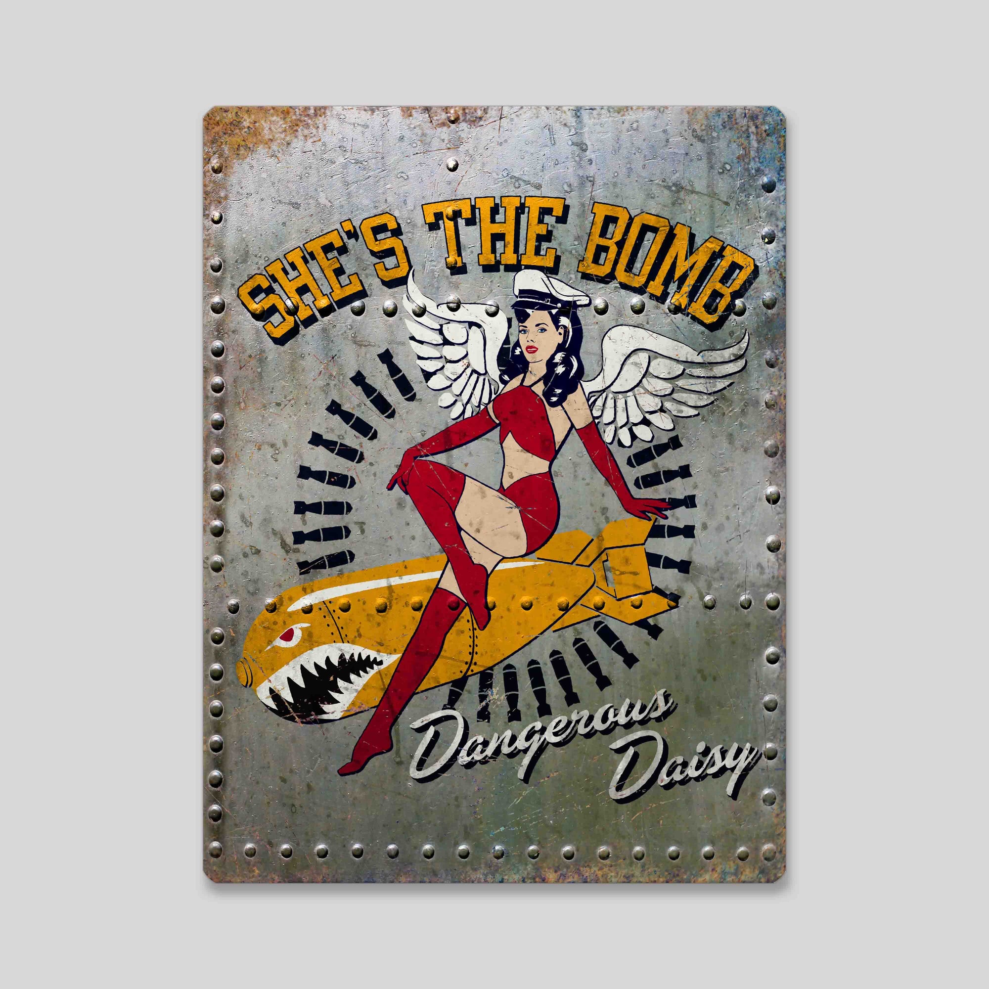 Dangerous Daisy - Metal Sign