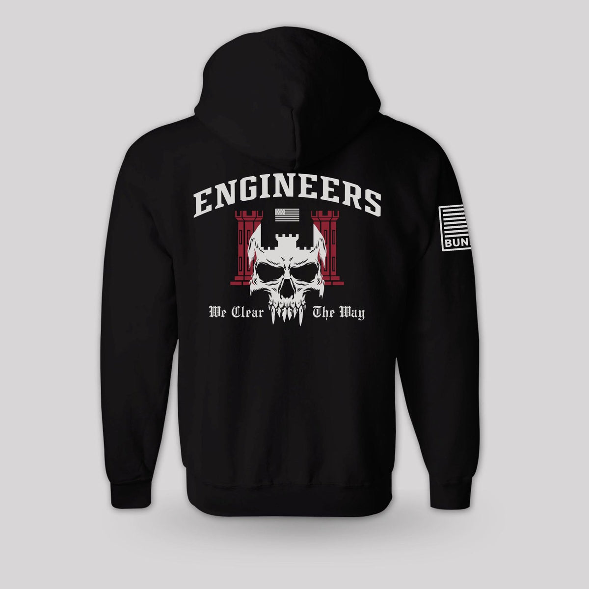 Bunker 27 Engineers Hoodie - Army military pullover hoodie