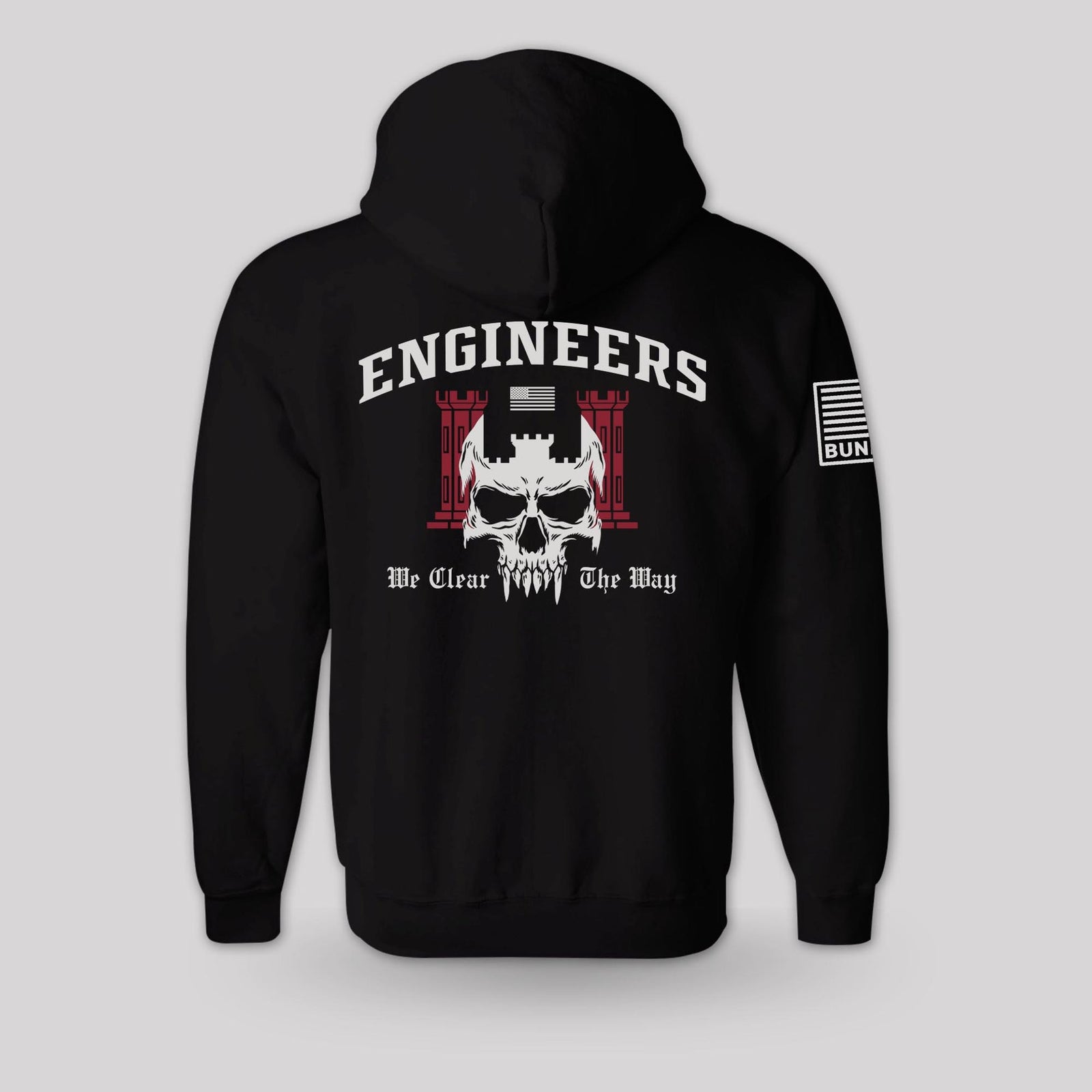 Bunker 27 Engineers Hoodie - Army military pullover hoodie
