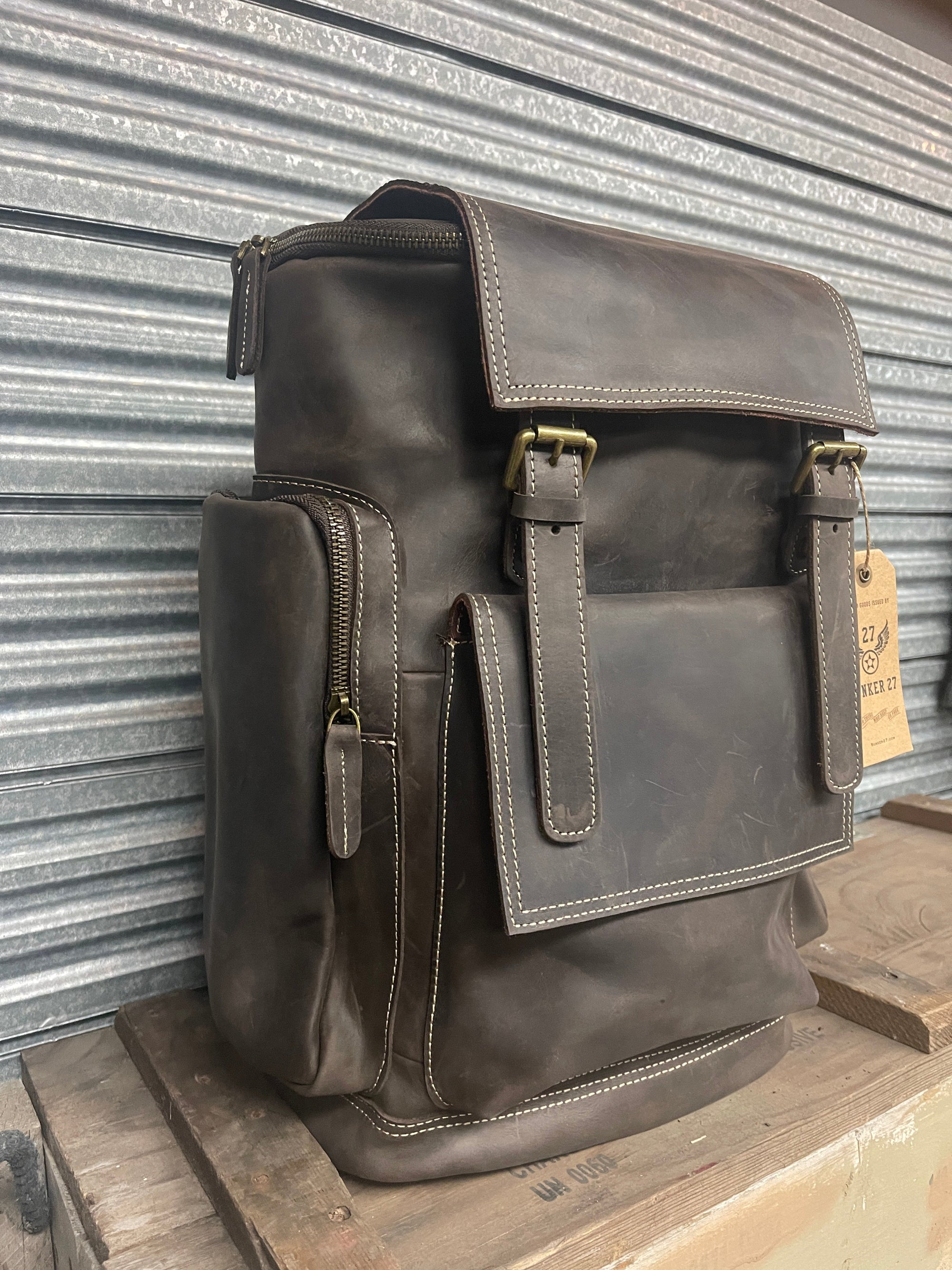 Leather Backpack