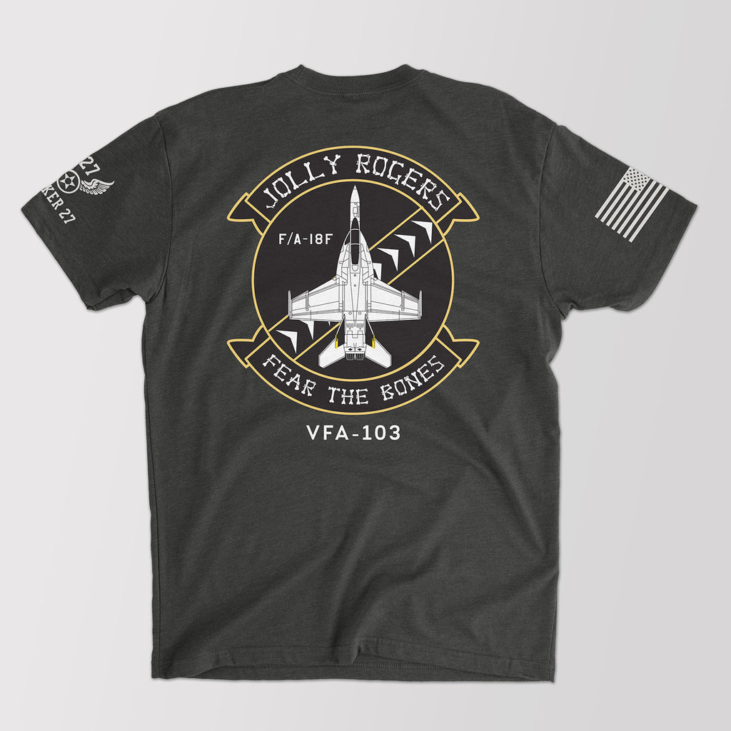 Jolly Rogers - F/A F-18F  Fear the Bones, Bunker 27