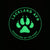 K9 Lackland AFB Paw Glow in Dark 4" PVC Patch, Bunker 27