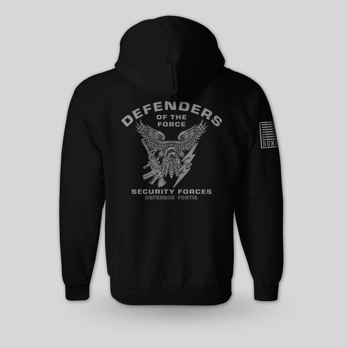Bunker 27 Security Forces military pullover hoodie