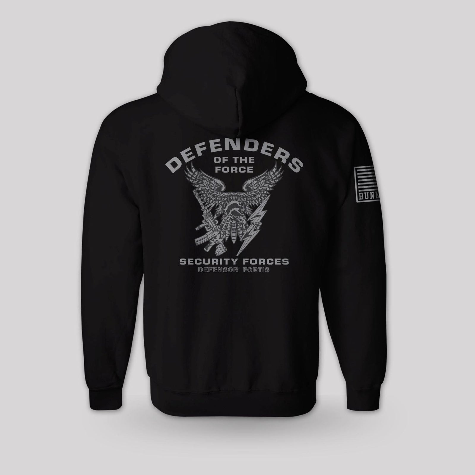 Bunker 27 Security Forces military pullover hoodie