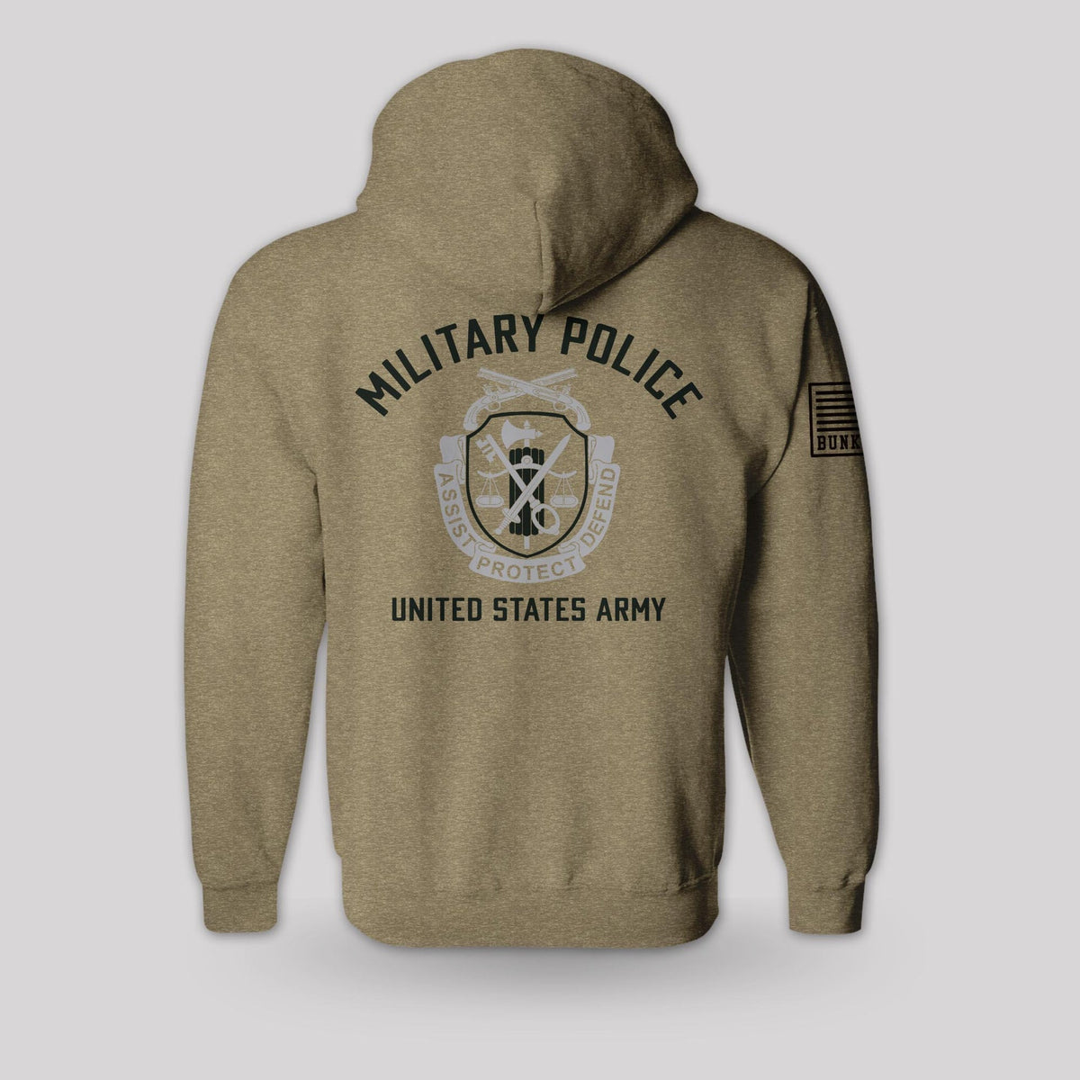 Bunker 27 Military Police Hoodie - Army pullover hoodie