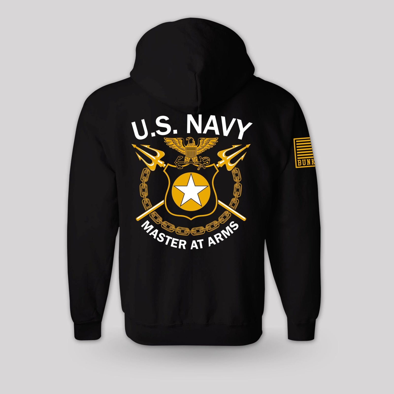 Bunker 27 Master At Arms military pullover hoodie