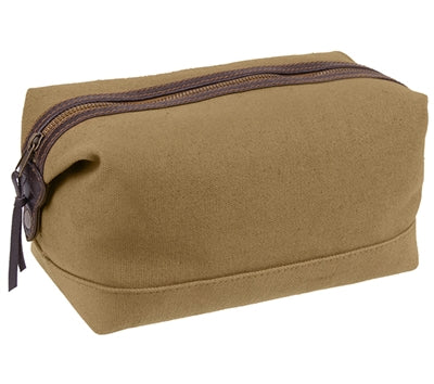 Canvas & Leather Travel Kit, Bunker 27