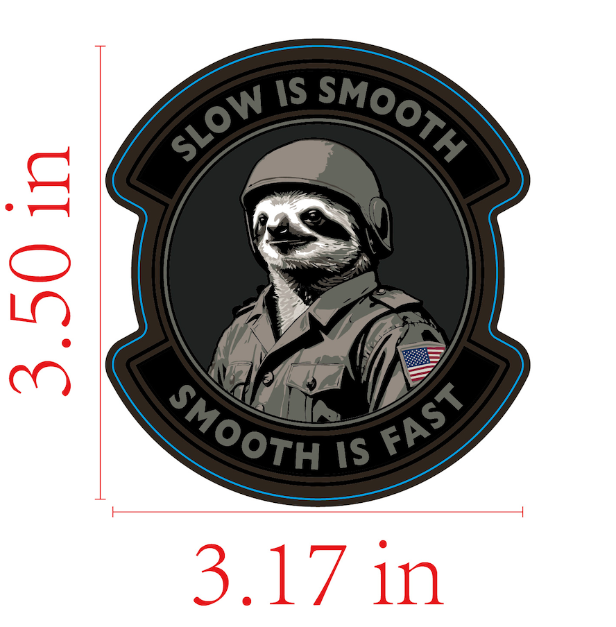 Slow is Smooth - Sticker