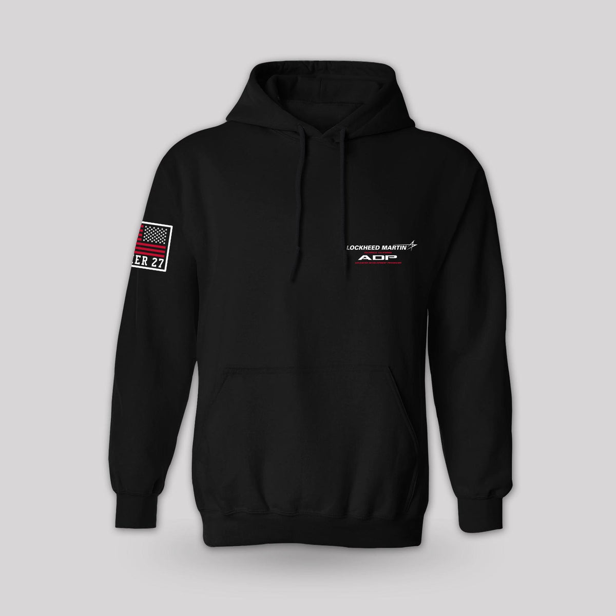 Skunkworks Lightweight pullover hoodie, front view