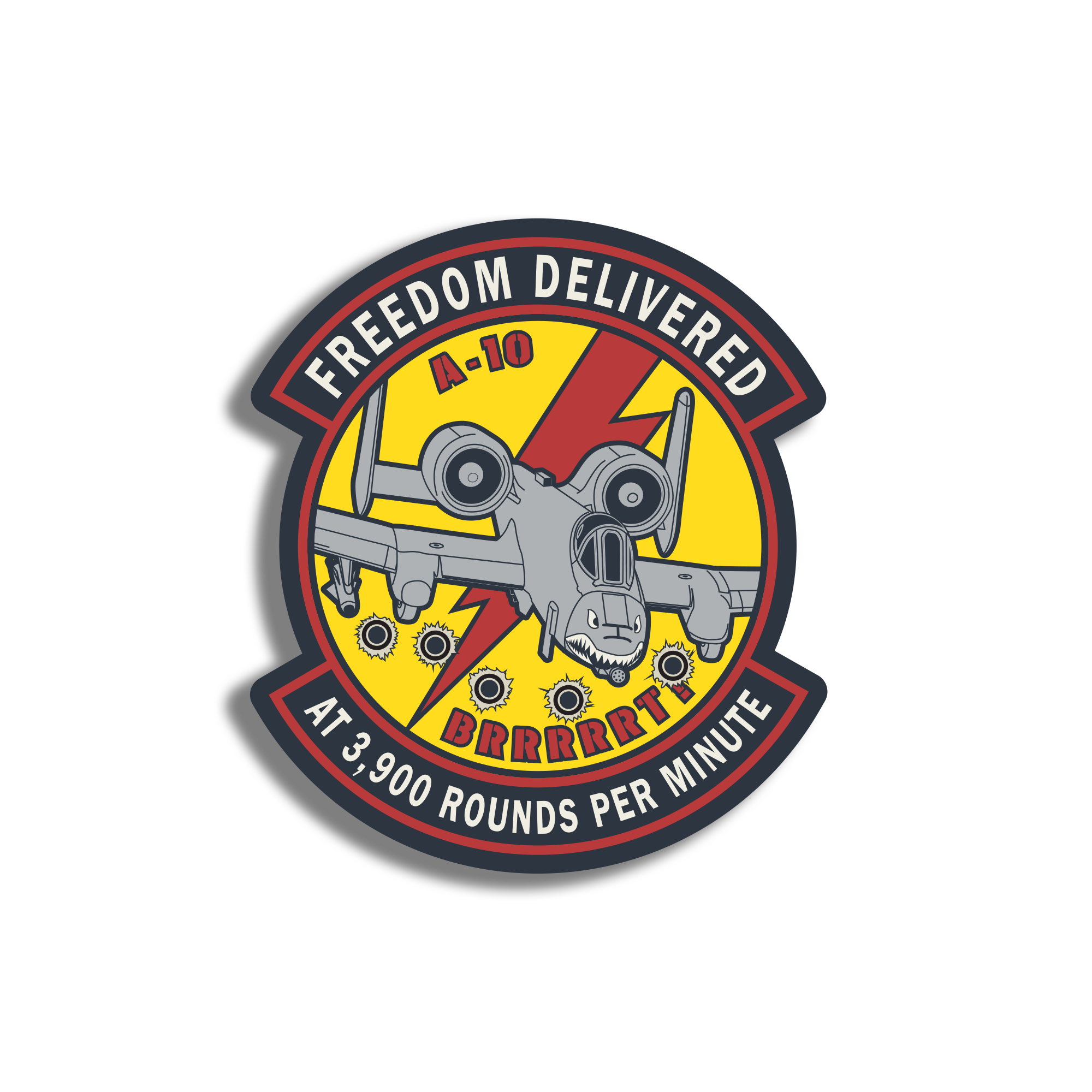 A-10 Warthog 3.5" PVC Patch