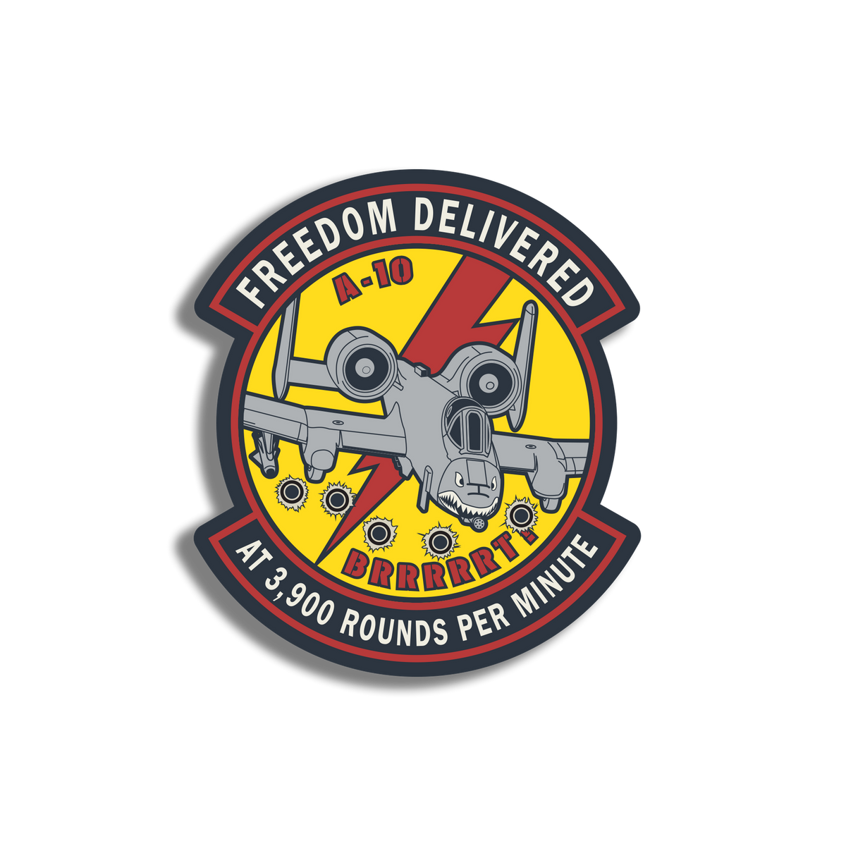 A-10 Warthog 3.5" PVC Patch by Bunker 27